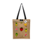 Hand Embroidered & Crochet Fruit Jute Tote Bag - 100% Natural Eco-Friendly