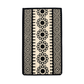 Bold Geometric Screen Printed Jute Table Mat - Black & Cream Tribal Placemat