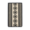 Bold Geometric Screen Printed Jute Table Mat - Black & Cream Tribal Placemat