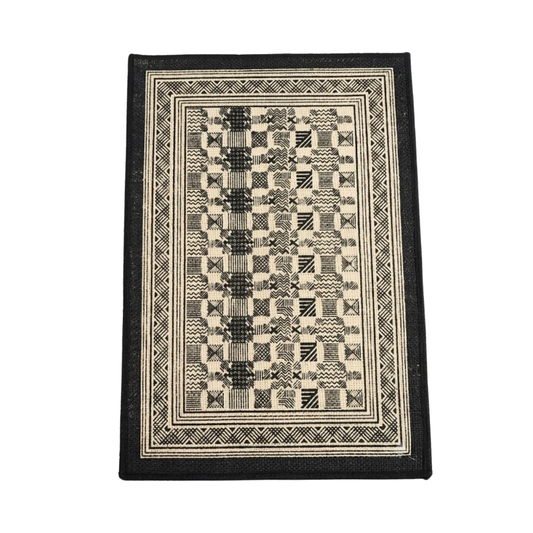 Geometric Screen Printed Jute Table Mat - Set of Natural Placemats