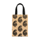 Classic Paisley Jute Lunch Bag - Screen Printed Eco-Friendly